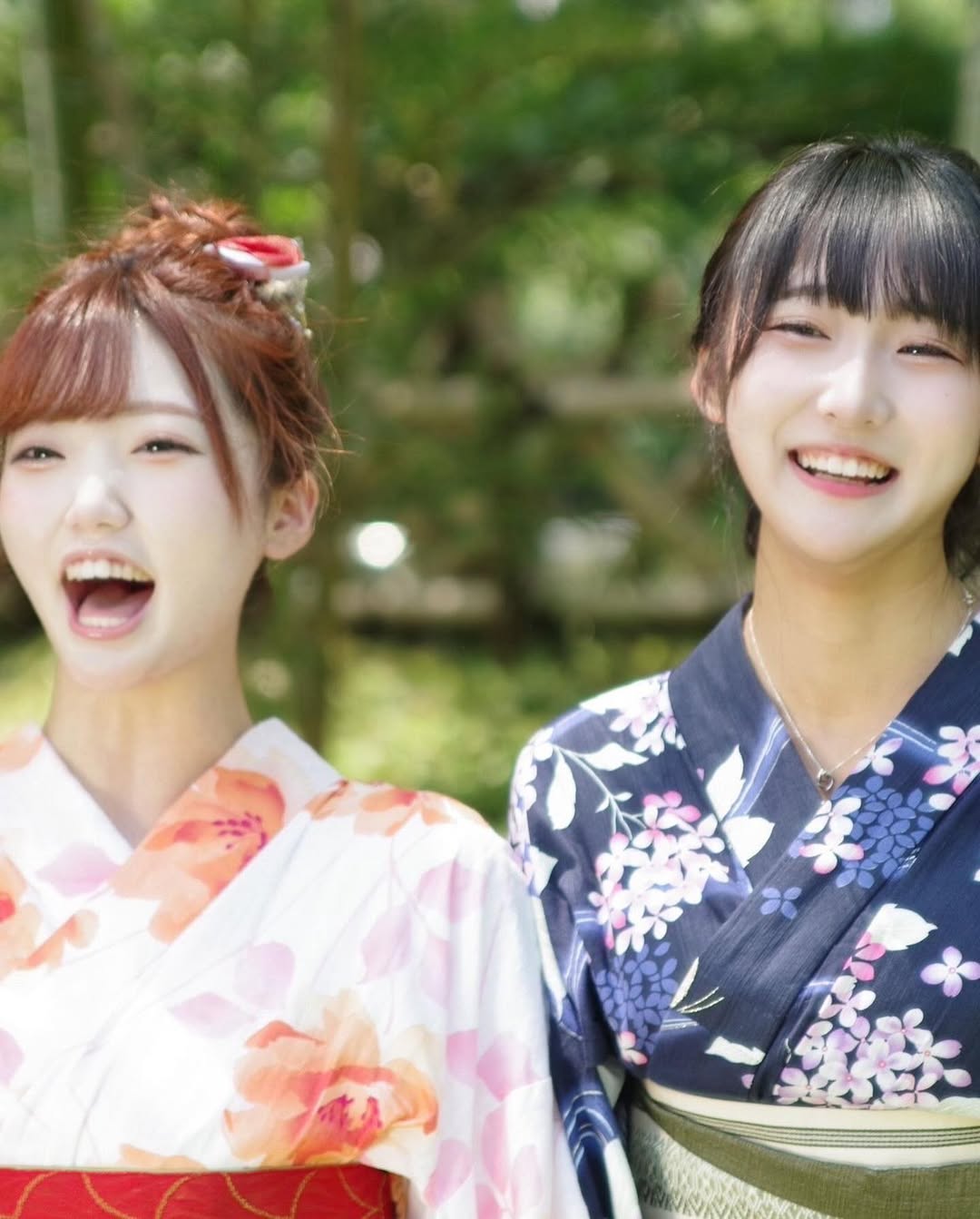 【正妹】本多もか和服与闺蜜合照，网友们纷纷点赞！