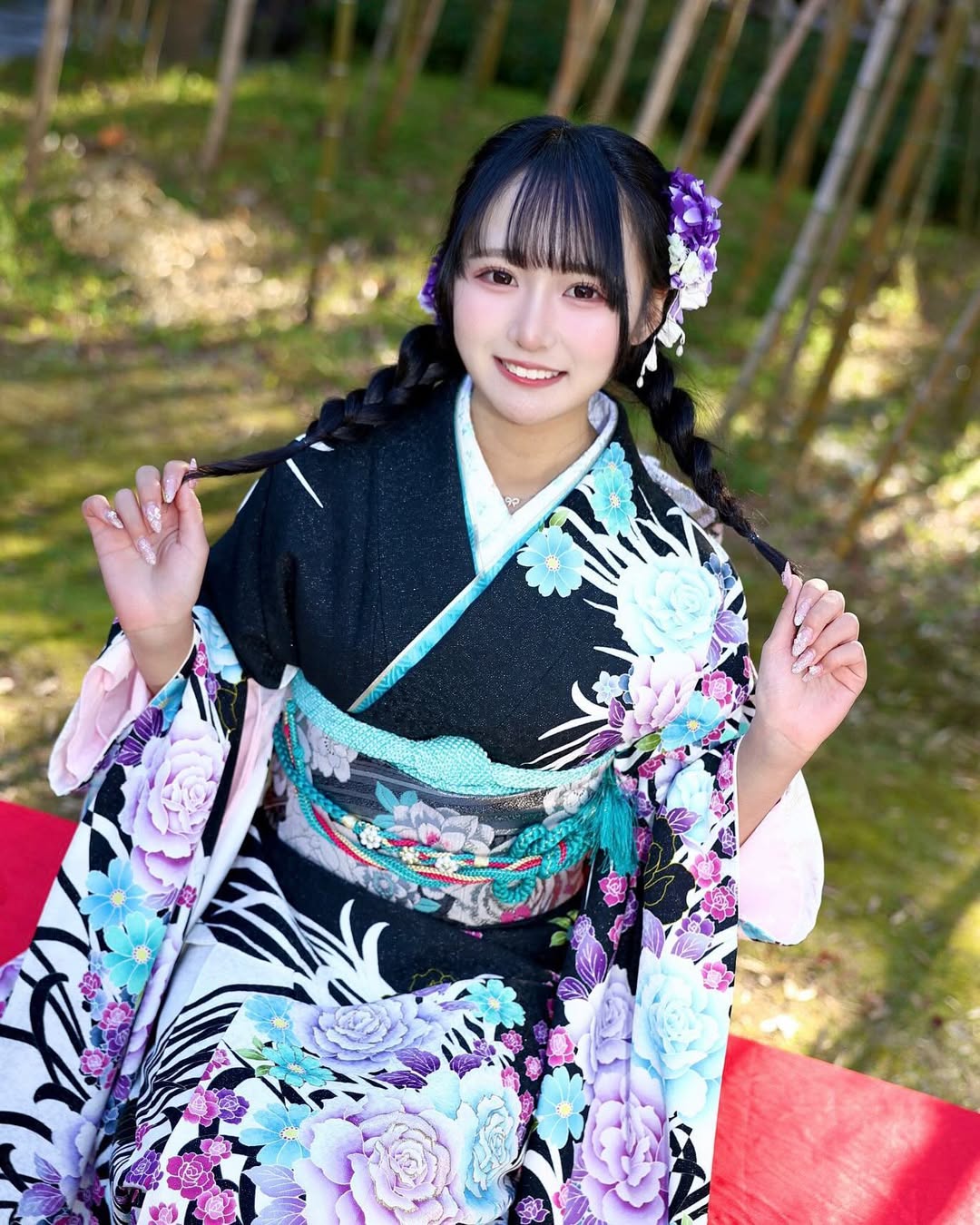 【正妹】本多もか和服与闺蜜合照，网友们纷纷点赞！