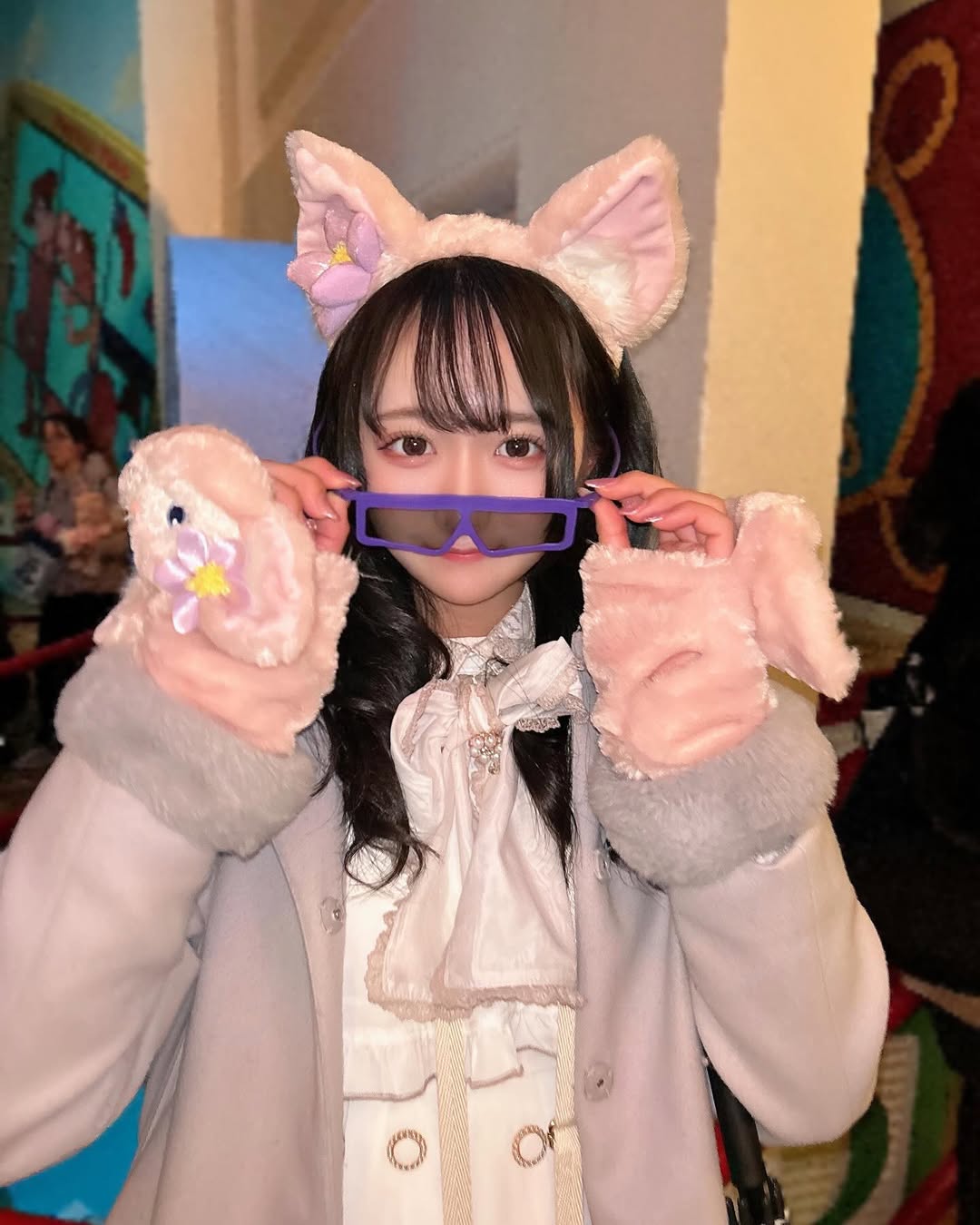 【正妹】本多もか猫耳耳饰超可爱，柔和的气质与甜美的面容！