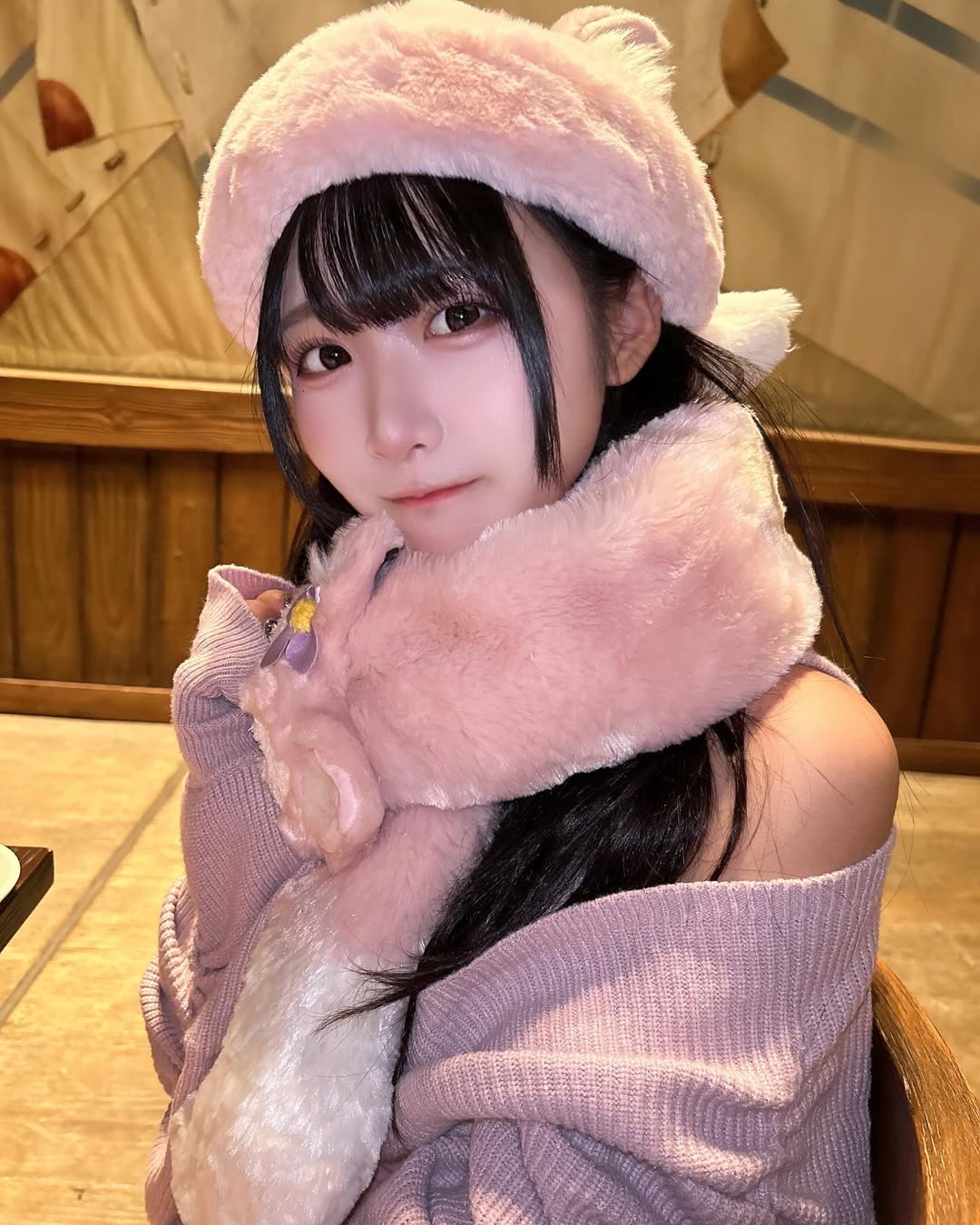 【正妹】本多もか猫耳耳饰超可爱，柔和的气质与甜美的面容！