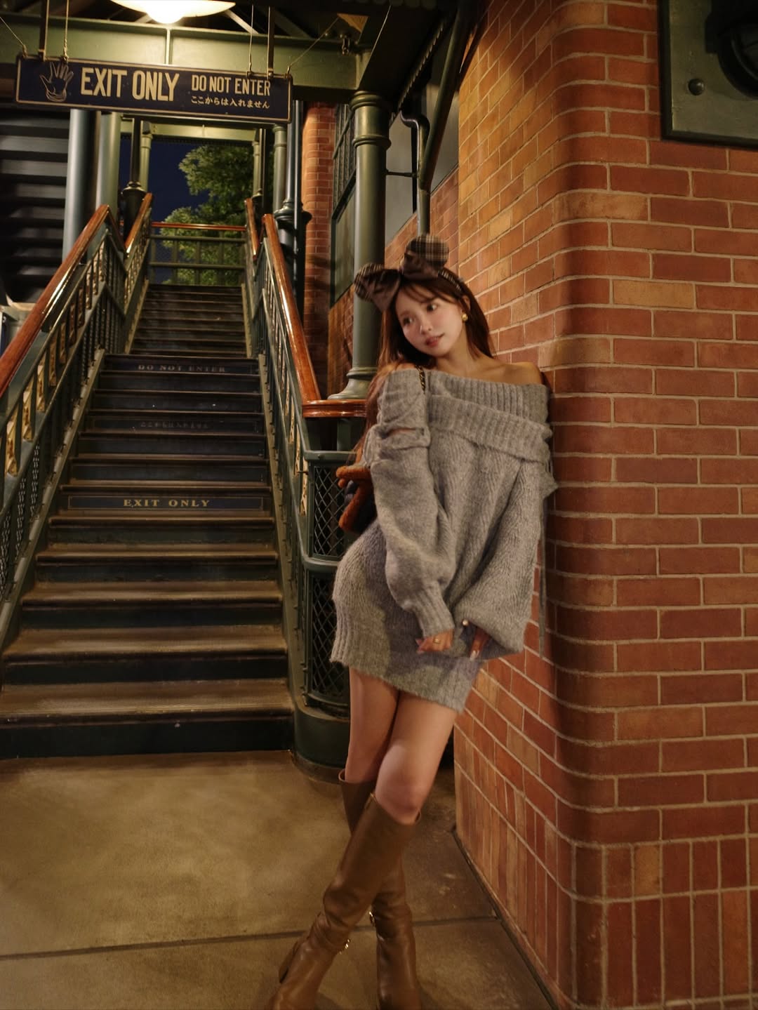 【正妹】三上悠亚针织洋装夜景美照，那些细小却珍贵的瞬间！