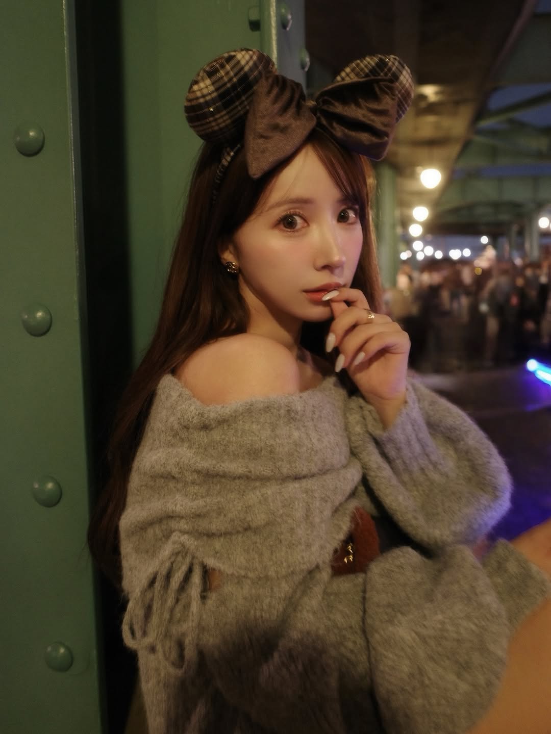 【正妹】三上悠亚针织洋装夜景美照，那些细小却珍贵的瞬间！