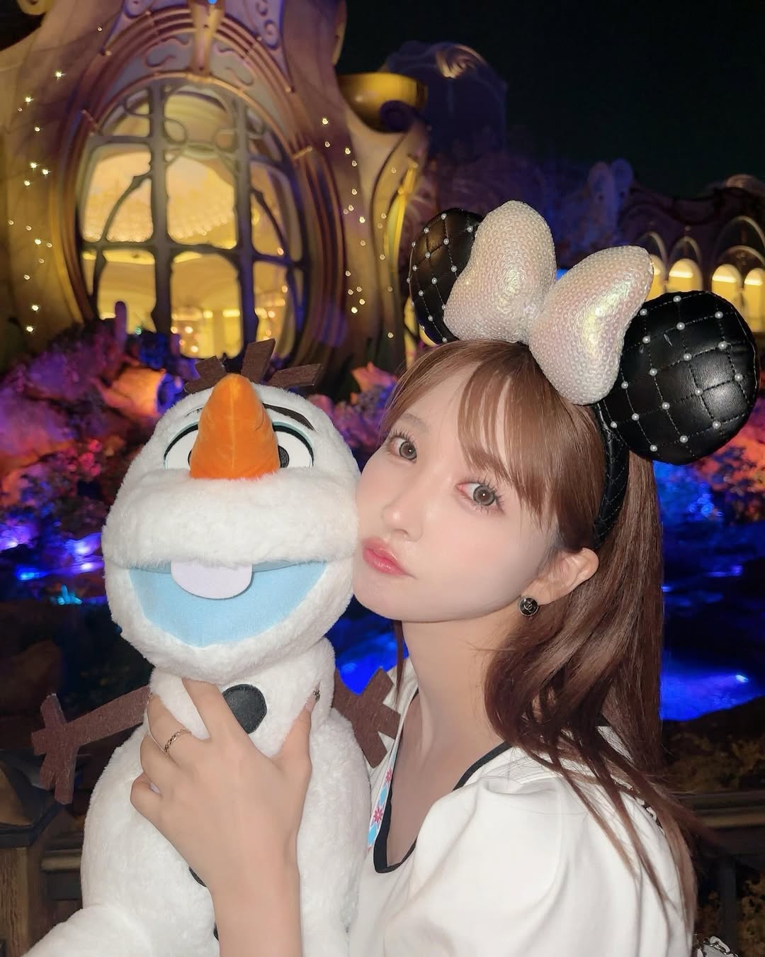 【正妹】三上悠亚夜景迪士尼美照，一剂温柔的情绪安抚！