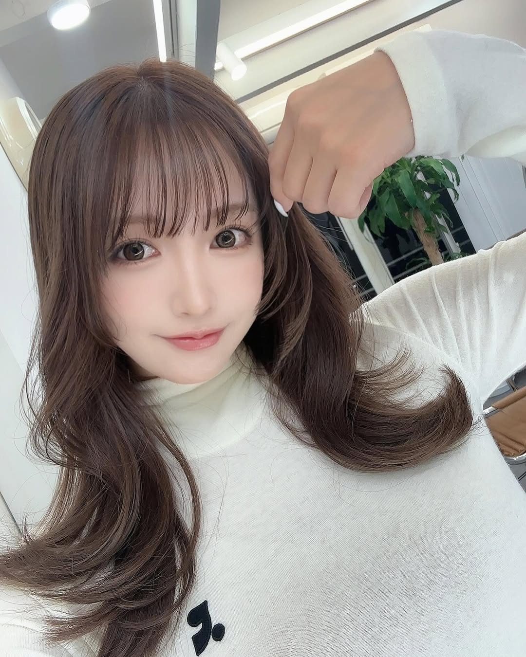 【正妹】三上悠亚理发店自拍，梦幻与亲切并存的视觉享受！