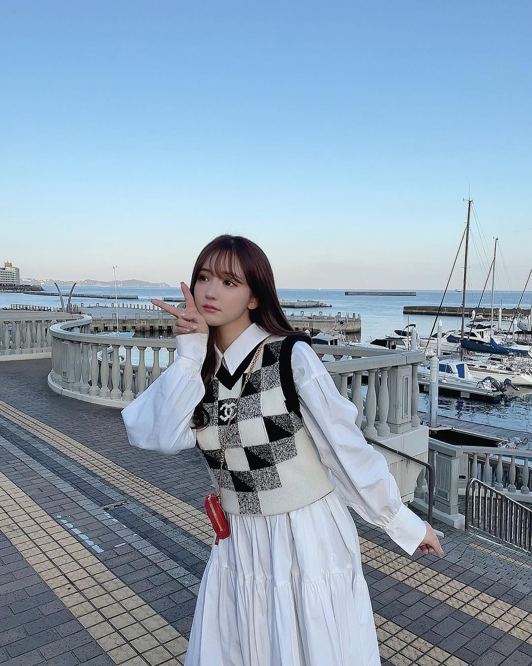 【正妹】三上悠亚游艇码头美照，追求以及对美的自信表达！