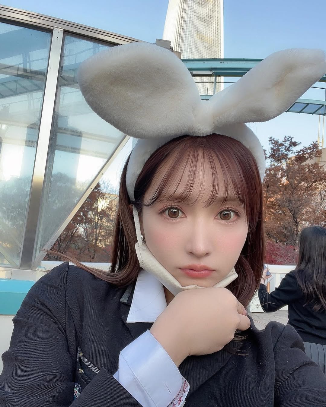 【正妹】三上悠亚韩国制服街拍，梦幻与魅力的视觉盛宴！