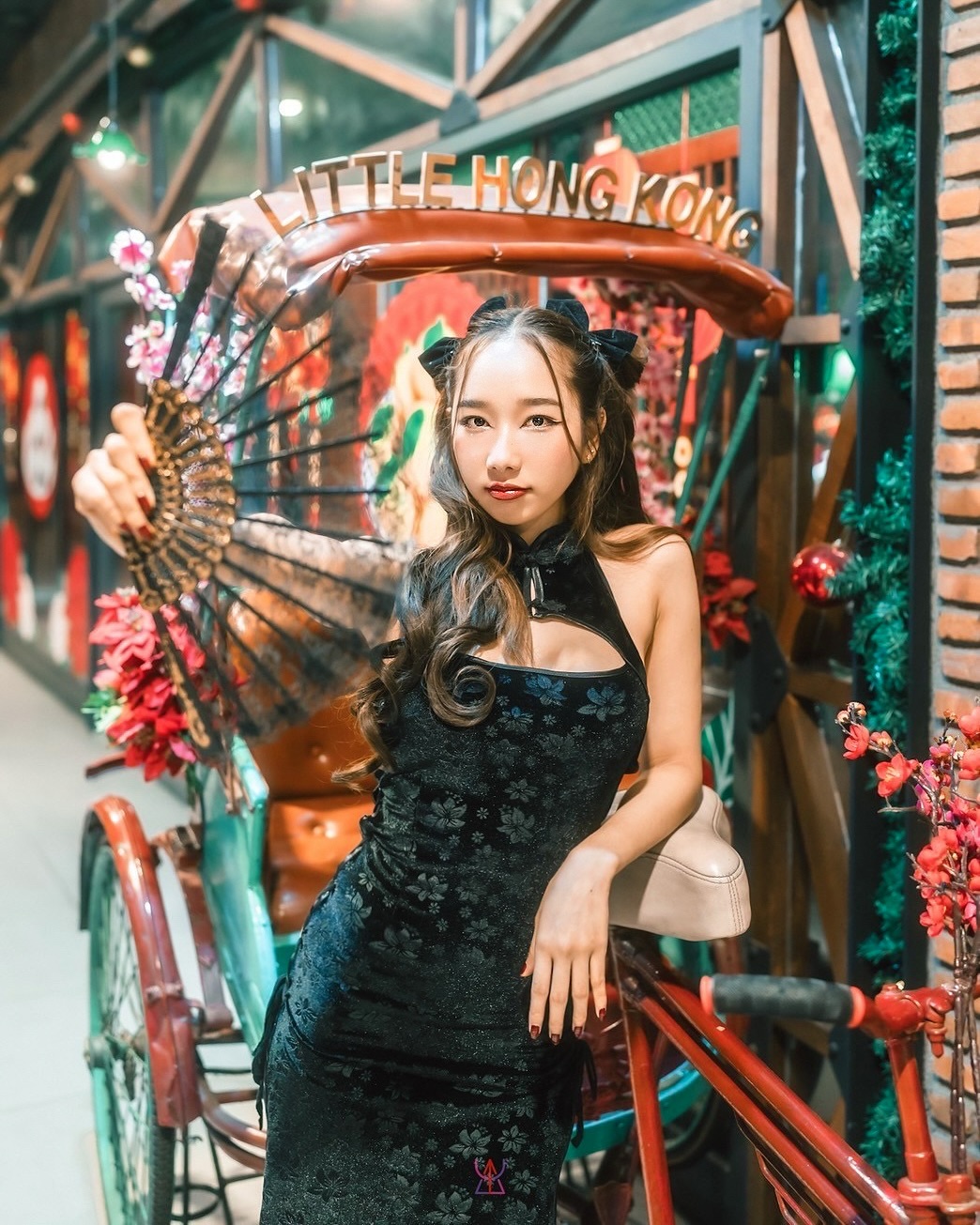 【正妹】kalyanat.ss古典旗袍黄包车写真，性感既随性又不失格调！