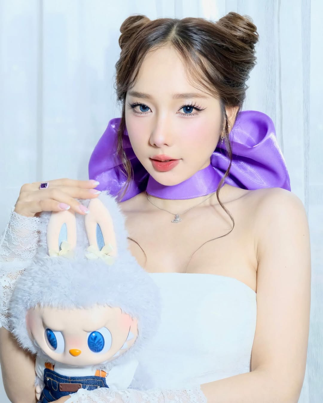 【正妹】kalyanat.ss超美与拉布布写真，展现出少女的柔美含蓄！