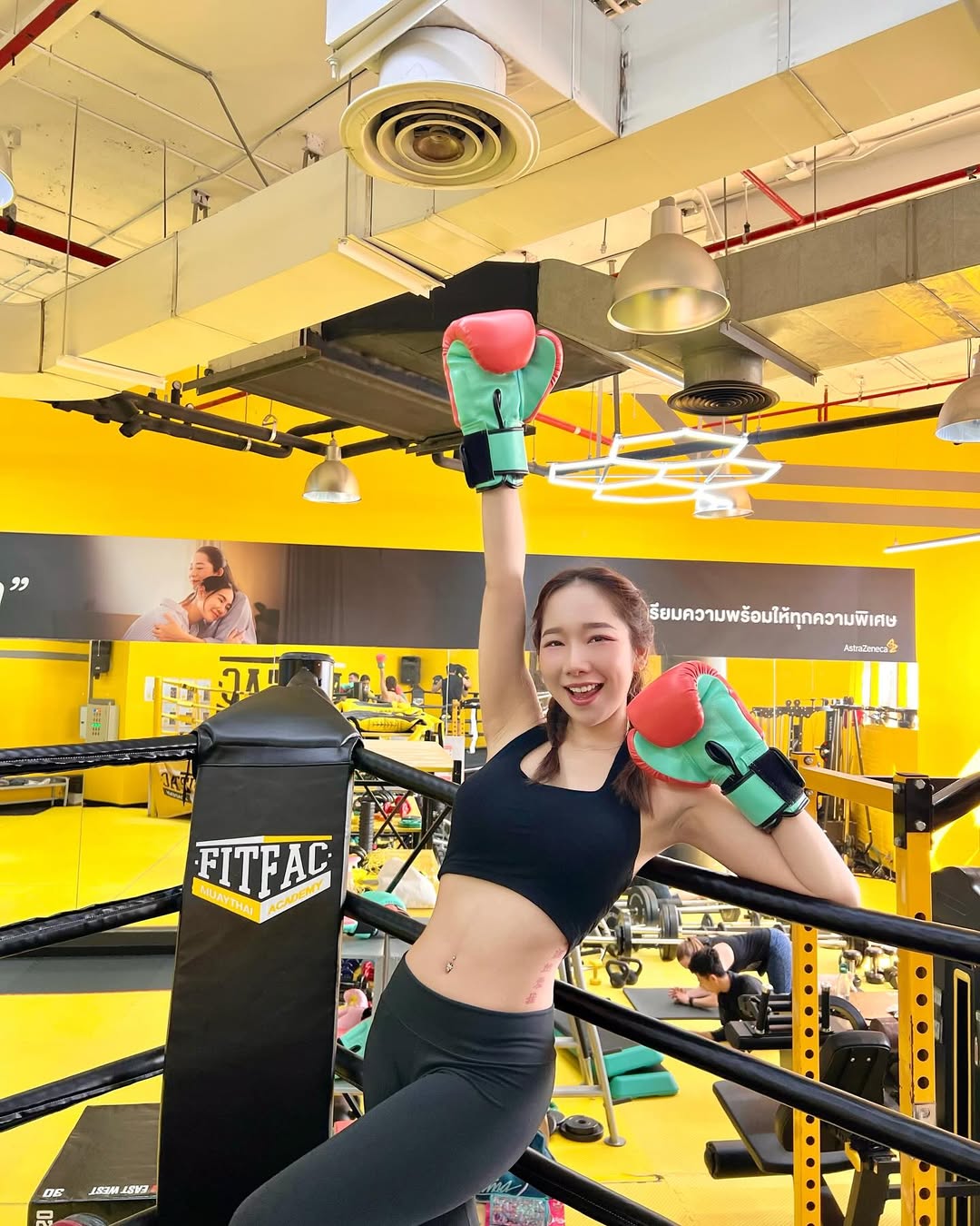 【正妹】kalyanat.ss擂台上女拳击手，把动感与审美演绎到极致！