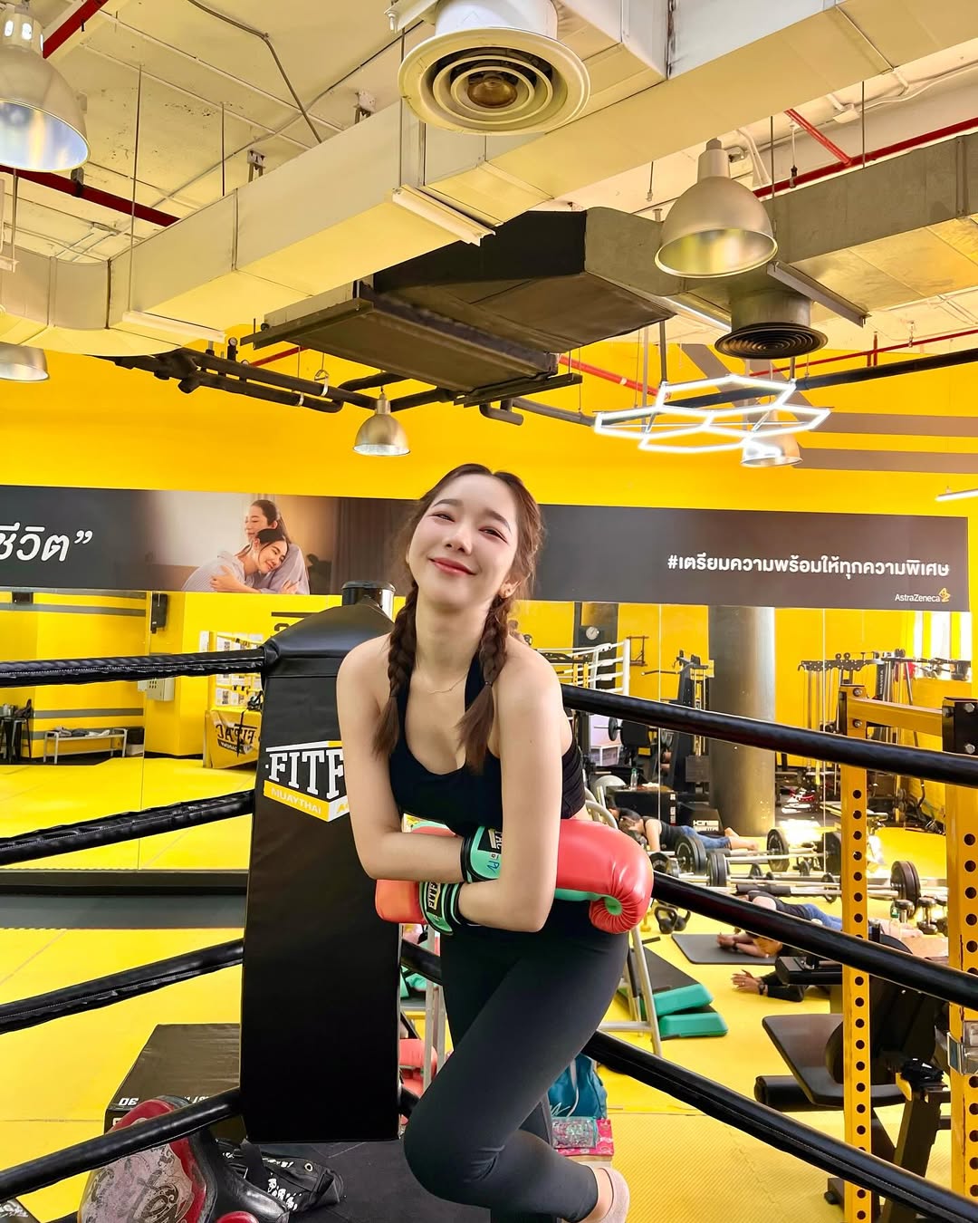 【正妹】kalyanat.ss擂台上女拳击手，把动感与审美演绎到极致！