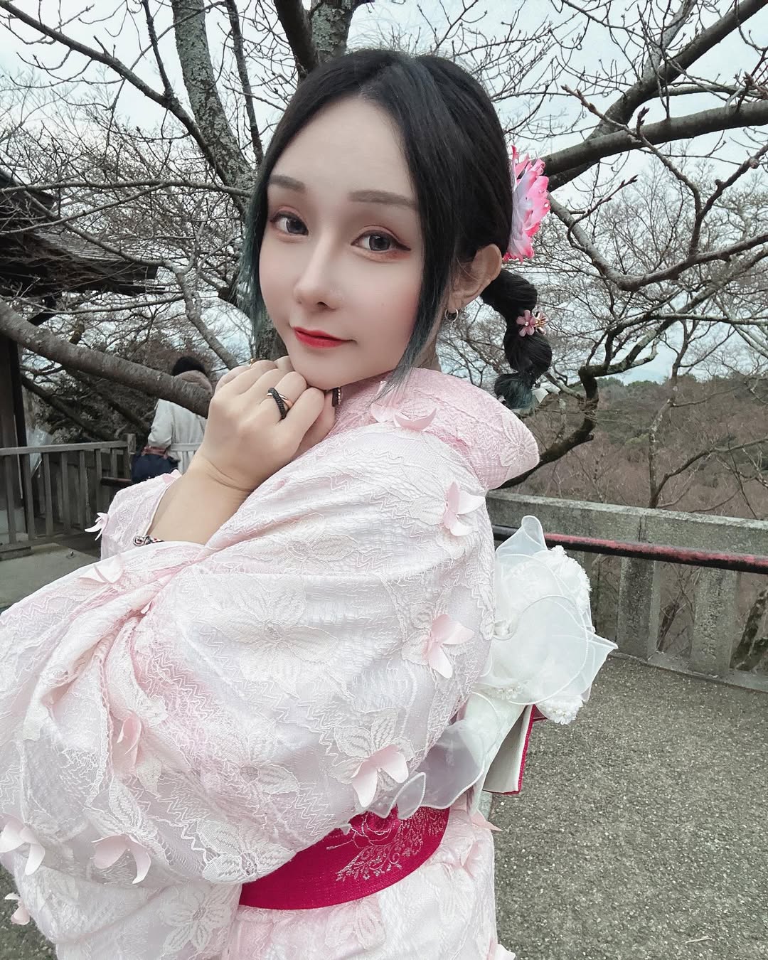 【正妹】可霏Naomi和服京都清水寺美照，一场跨越时空的温柔对话！