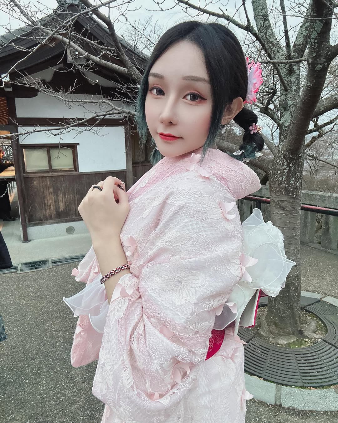 【正妹】可霏Naomi和服京都清水寺美照，一场跨越时空的温柔对话！