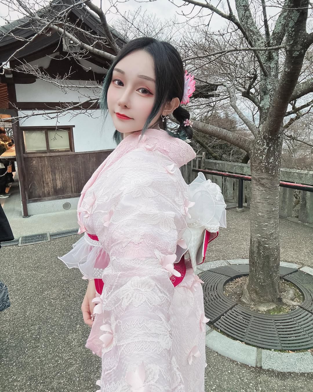 【正妹】可霏Naomi和服京都清水寺美照，一场跨越时空的温柔对话！