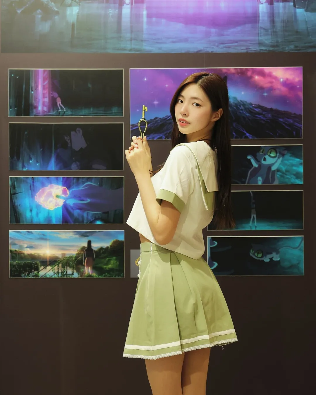 【正妹】溜溜JK制服游画展美照，少女的俏皮与纯真！