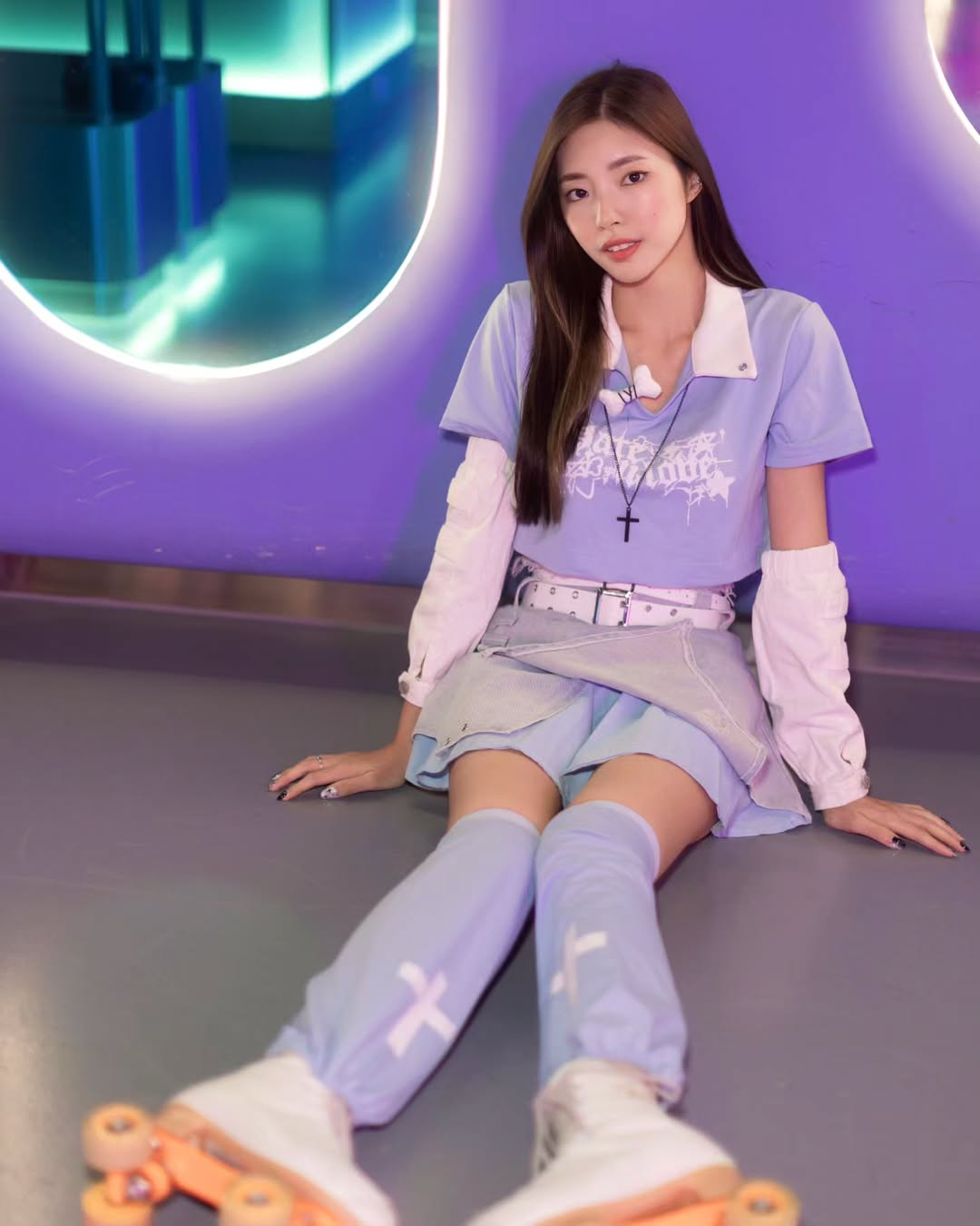 【正妹】溜溜旱冰场超美少女写真，旱冰女神惊艳全场！