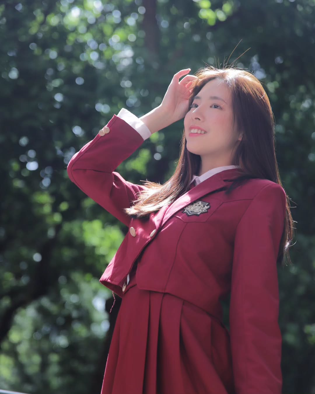 【正妹】溜溜韩国制服校园美照，青春魅力随行的光影！