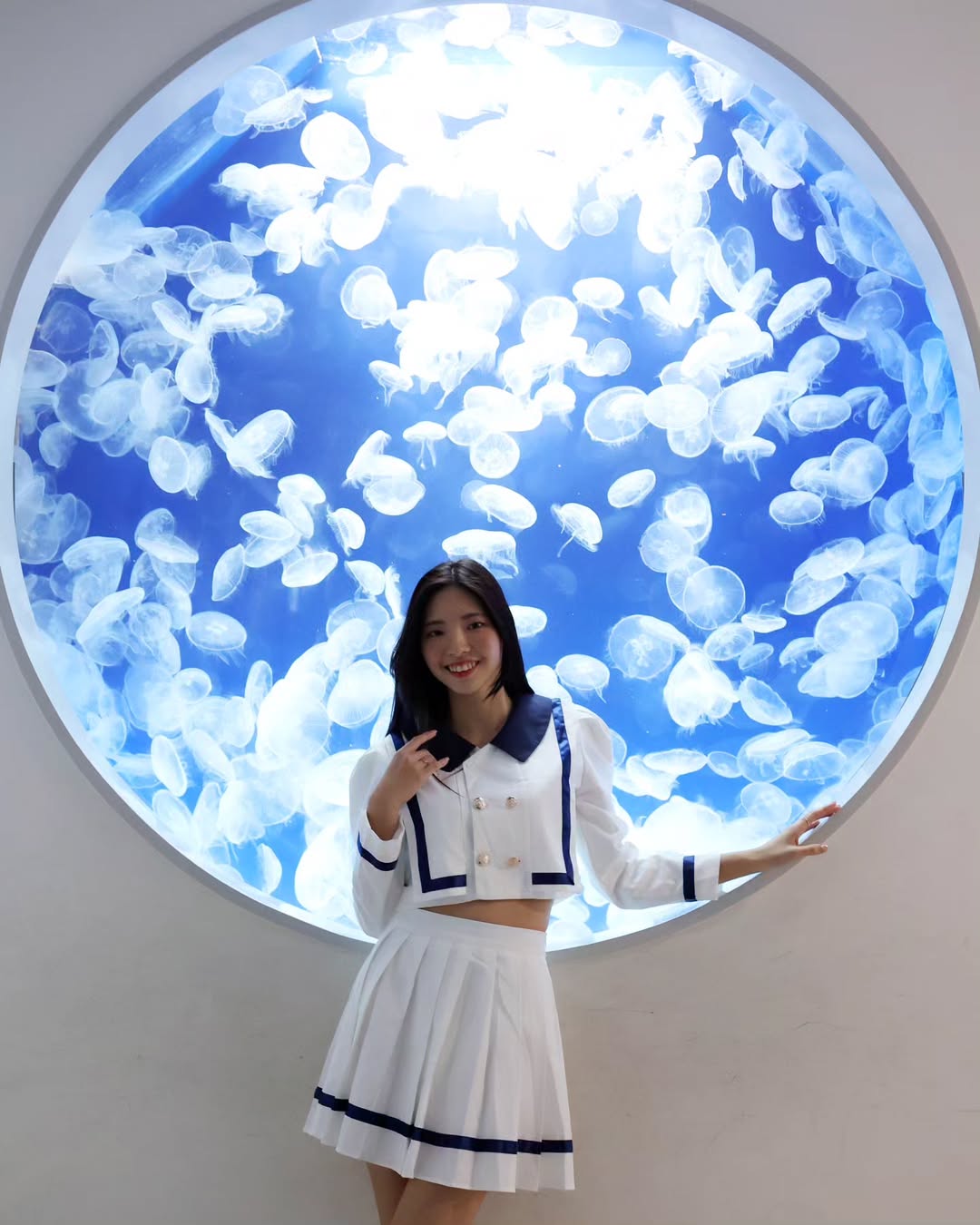 【正妹】溜溜逛海洋公园美照一，从容与自信打动人心的美！