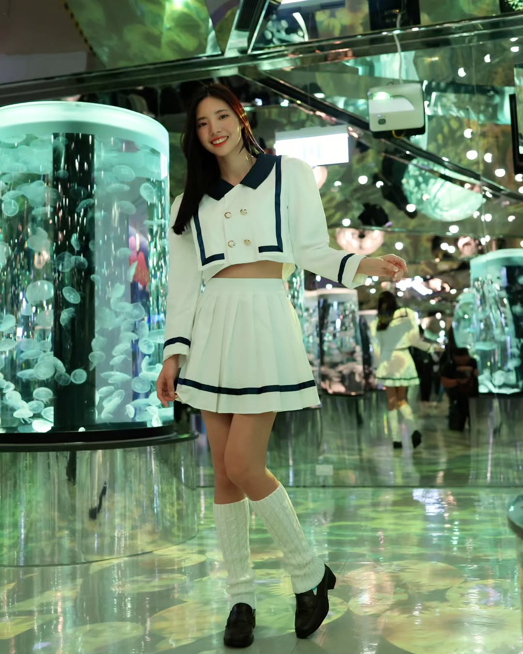 【正妹】溜溜逛海洋公园美照一，从容与自信打动人心的美！