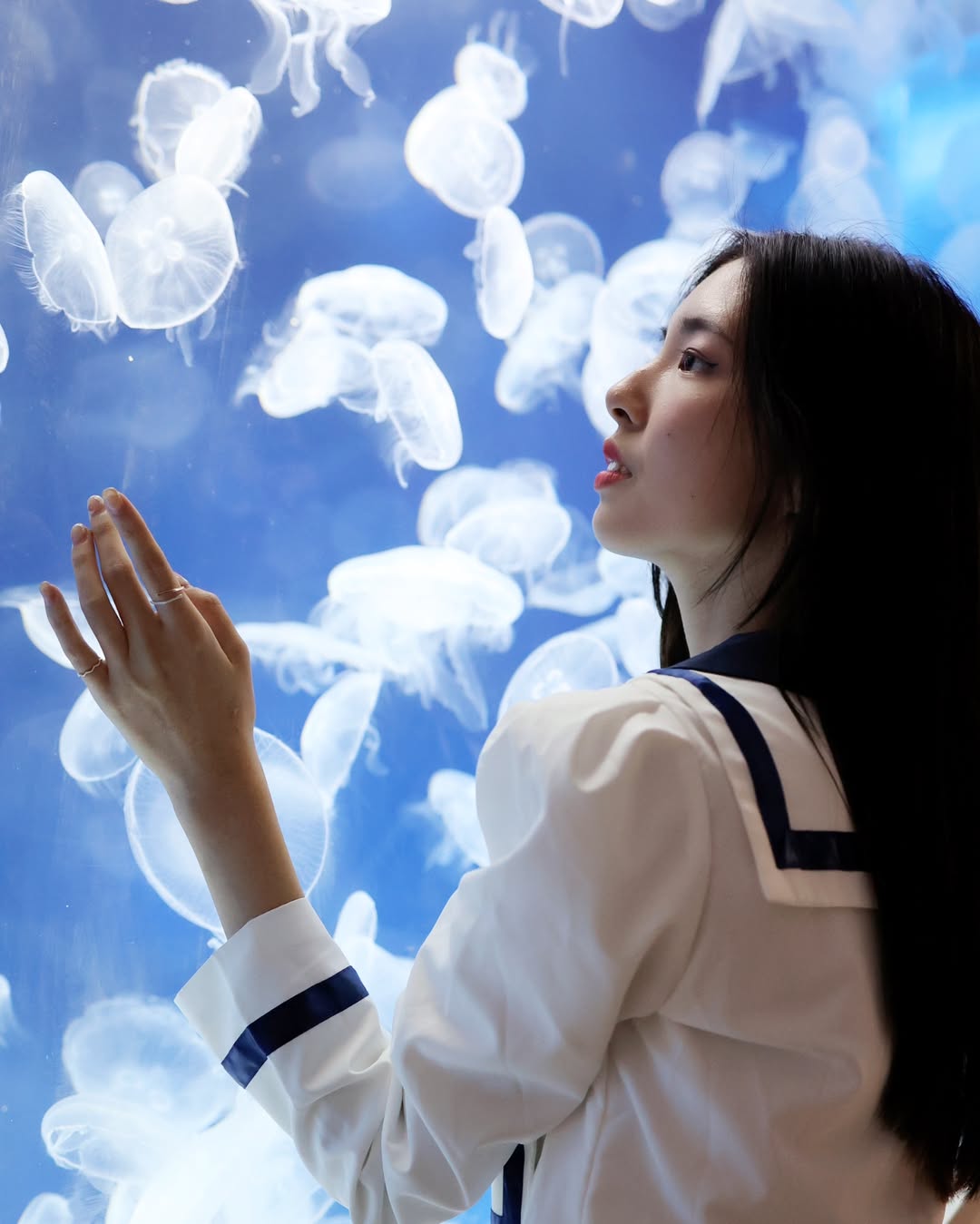 【正妹】溜溜逛海洋公园美照一，从容与自信打动人心的美！