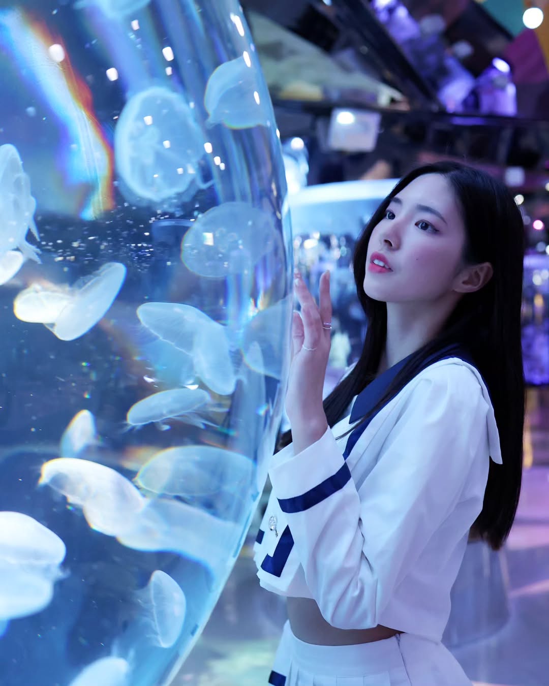 【正妹】溜溜逛海洋公园美照一，从容与自信打动人心的美！