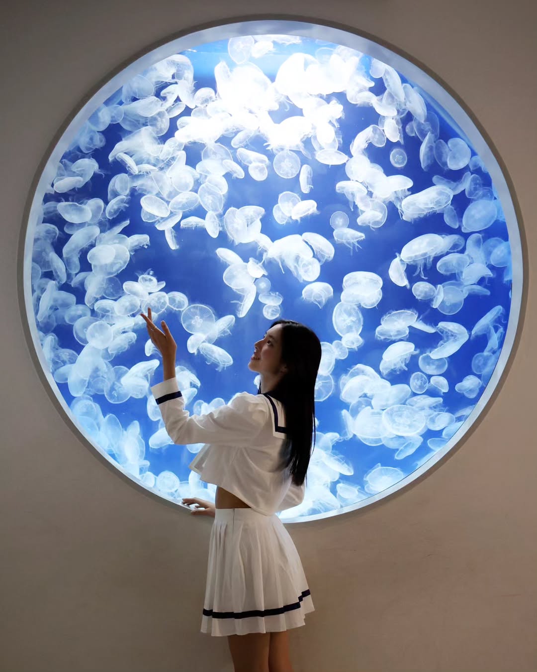 【正妹】溜溜逛海洋公园美照一，从容与自信打动人心的美！