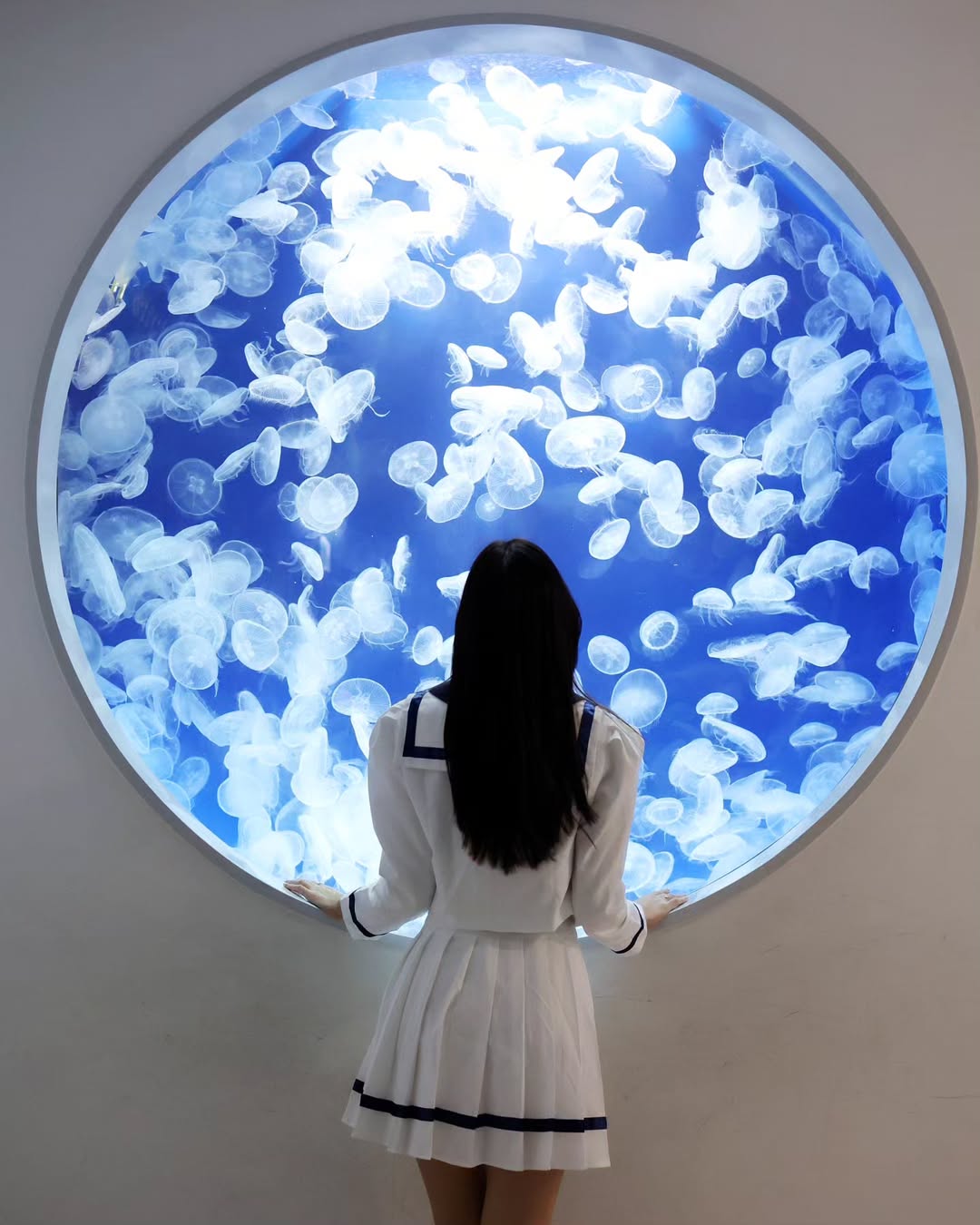 【正妹】溜溜逛海洋公园美照一，从容与自信打动人心的美！